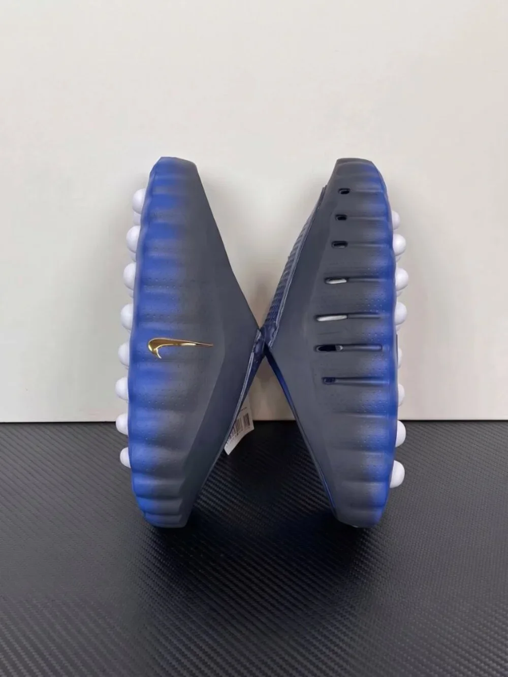 New - Men's Nike Mind 001 Blackened Blue Game Royal Slides
